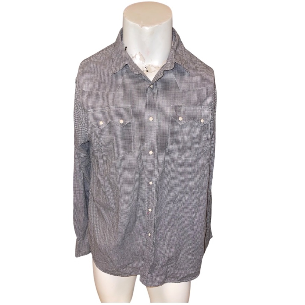 Levi’s : Western Wear : Men’s Pearl Snap Shirt : Men’s 2XL : Big &Tall